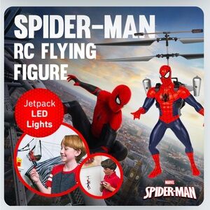 Marvel Spider-Man USB Rechargeable Remote Control Flying Figure